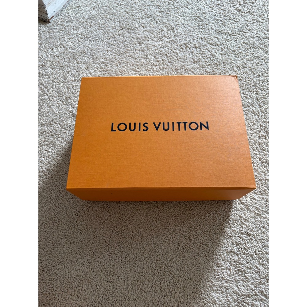 Louis Vuitton Large Magnetic Orange Storage Gift Box 14x10.5x5 Imperial Saffron